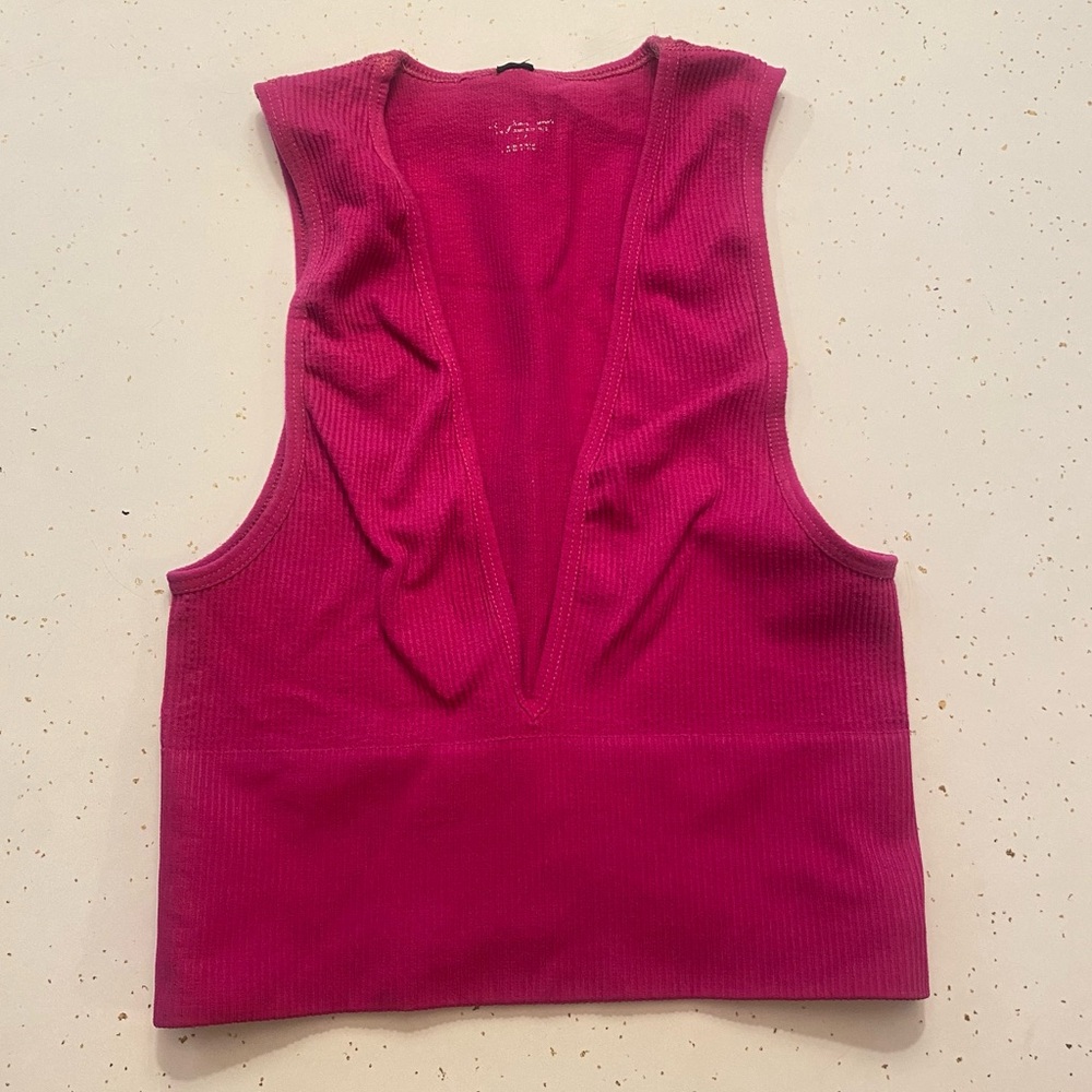 Urban Outfitters Out From Under Pink Ribbed Bralette